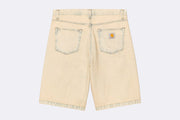 Carhartt WIP Landon Short Robertson Denim Blue Sand Bleached
